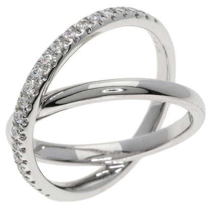 MIKIMOTO Diamond Ring K18 White Gold Ladies [Used]