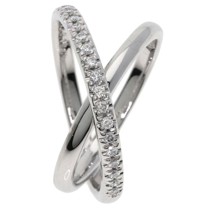 MIKIMOTO Diamond Ring K18 White Gold Ladies [Used]