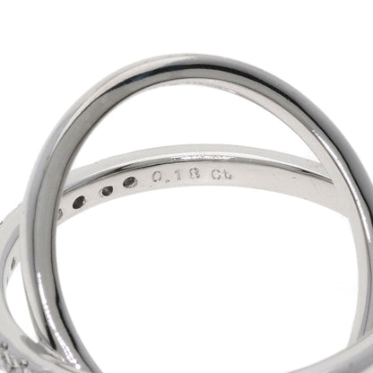 MIKIMOTO Diamond Ring K18 White Gold Ladies [Used]