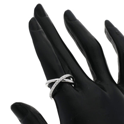 MIKIMOTO Diamond Ring K18 White Gold Ladies [Used]