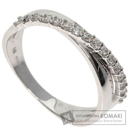 Ponte Vecchio Diamond Ring K18 White Gold Ladies [Used]
