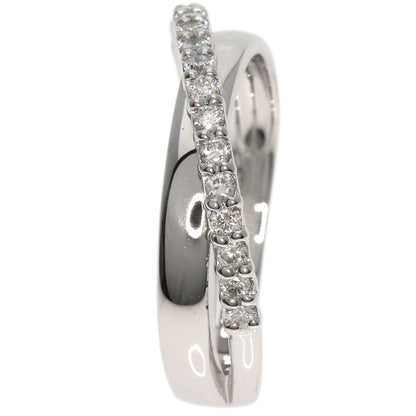 Ponte Vecchio Diamond Ring K18 White Gold Ladies [Used]