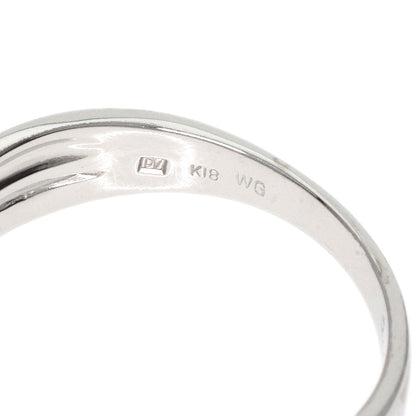 Ponte Vecchio Diamond Ring K18 White Gold Ladies [Used]