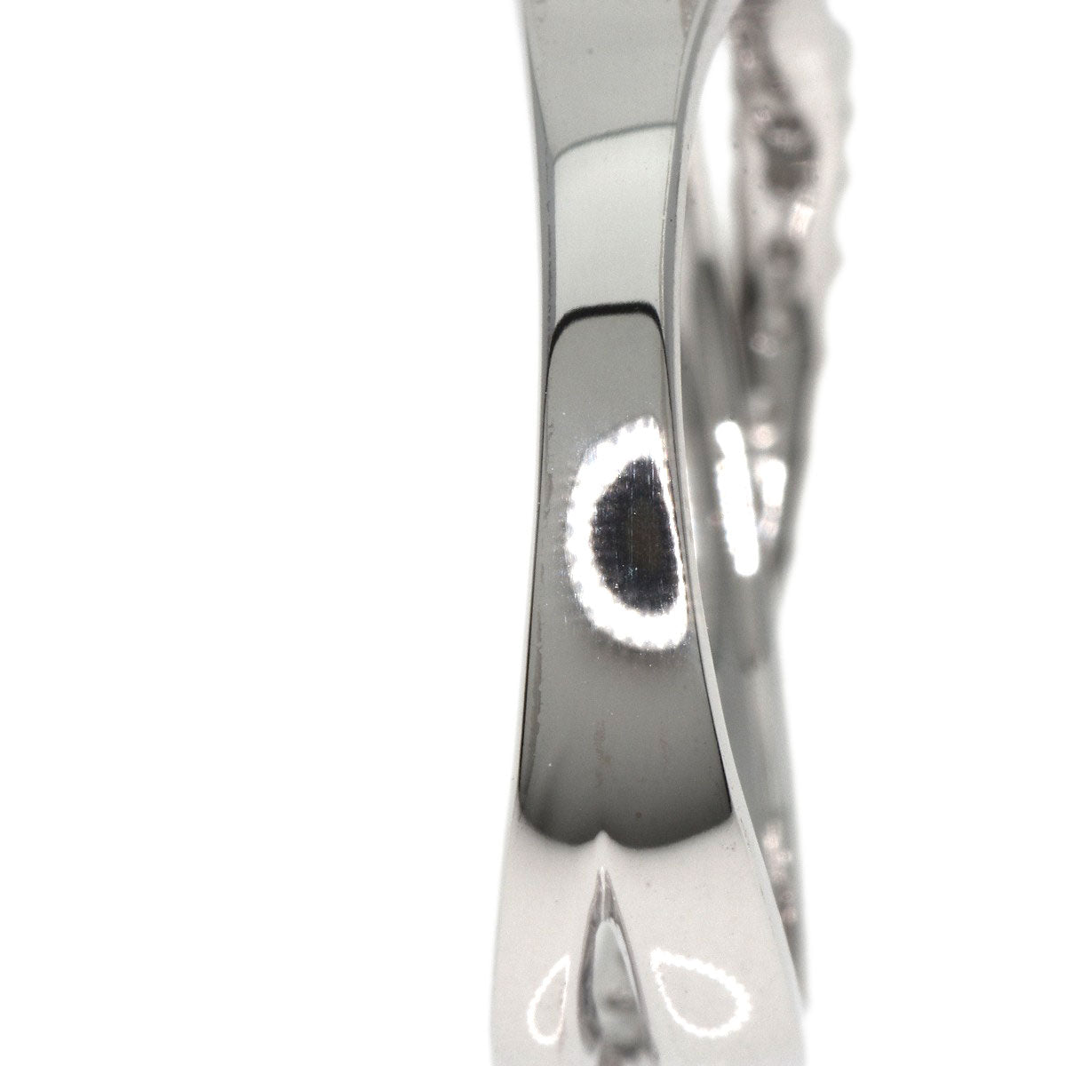 Ponte Vecchio Diamond Ring K18 White Gold Ladies [Used]