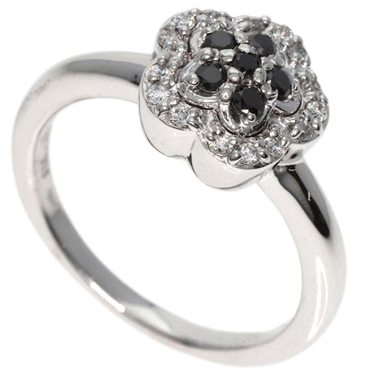 Ponte Vecchio Flower Diamond Ring K18 White Gold Ladies [Used]
