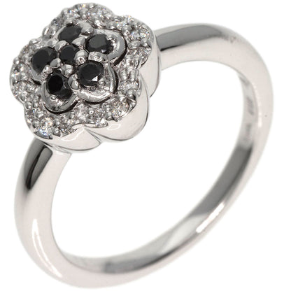Ponte Vecchio Flower Diamond Ring K18 White Gold Ladies [Used]