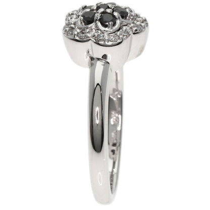 Ponte Vecchio Flower Diamond Ring K18 White Gold Ladies [Used]
