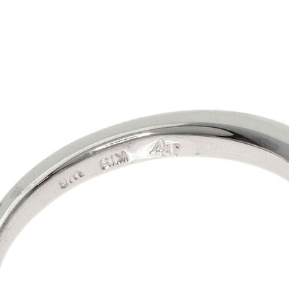 Ponte Vecchio Flower Diamond Ring K18 White Gold Ladies [Used]