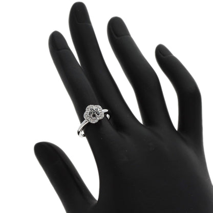 Ponte Vecchio Flower Diamond Ring K18 White Gold Ladies [Used]