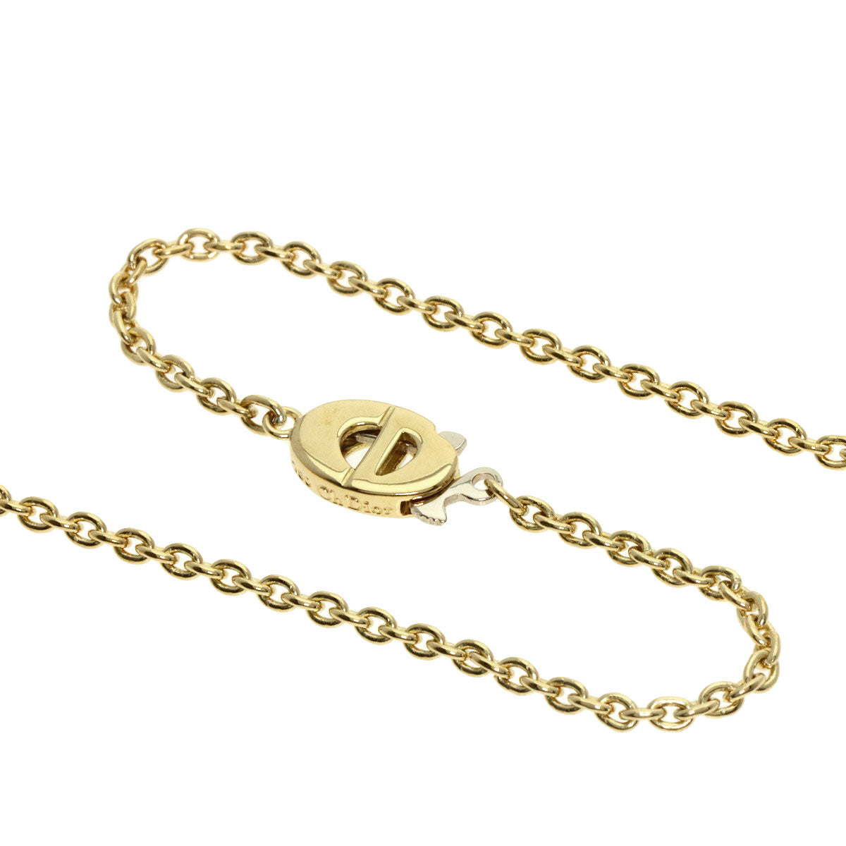 Dior   Necklace Heart motif Diamond K18 Yellow Gold Ladies