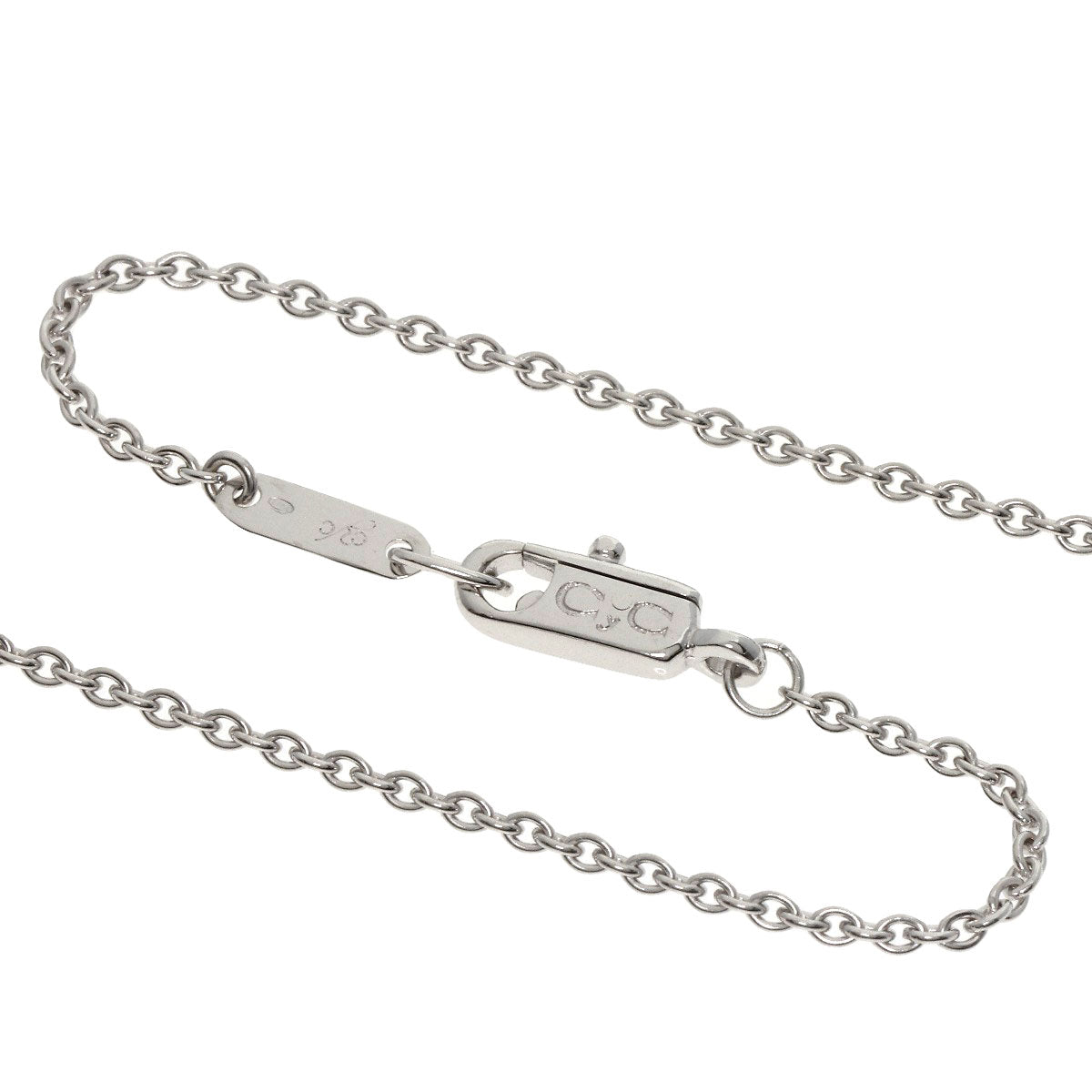 Carrera y Carrera Angel heart Necklace K18 White Gold Ladies [Used]