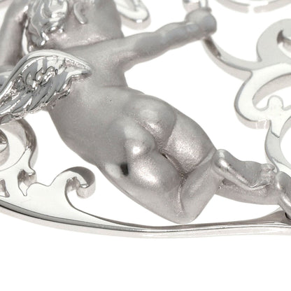 Carrera y Carrera Angel heart Necklace K18 White Gold Ladies [Used]