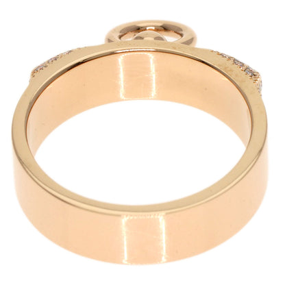 HERMES   Ring Collier de Chien PM Diamond #48 K18 Pink Gold Ladies