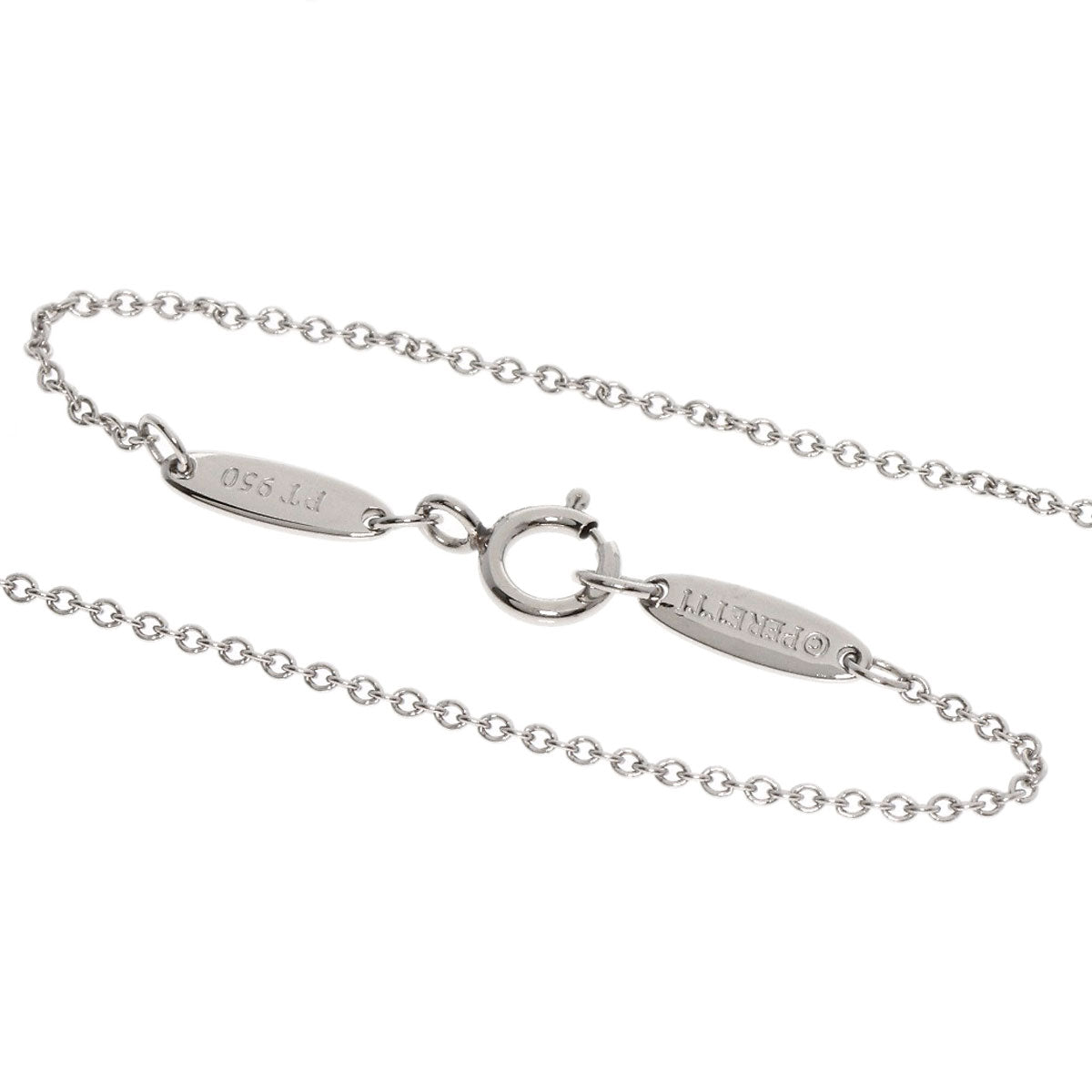 TIFFANY&Co. By The Yard Diamond Necklace Platinum PT950 Ladies [Used]