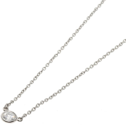 TIFFANY&Co. By The Yard Diamond Necklace Platinum PT950 Ladies [Used]
