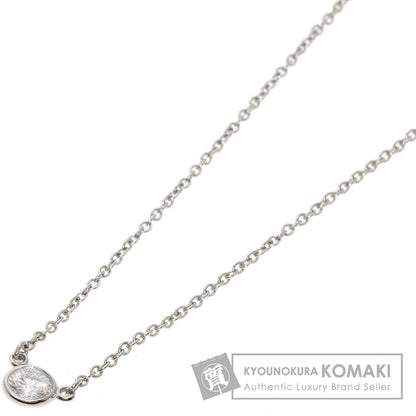 TIFFANY&Co. By The Yard Diamond Necklace Platinum PT950 Ladies [Used]