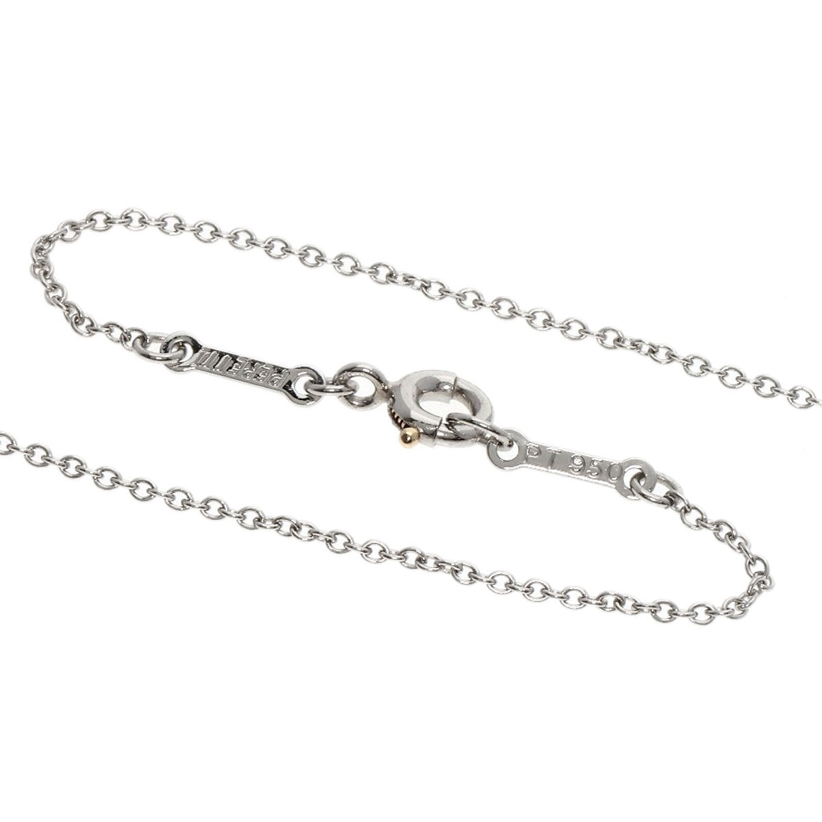 TIFFANY&Co. By The Yard Diamond Necklace Platinum PT950 Ladies [Used]