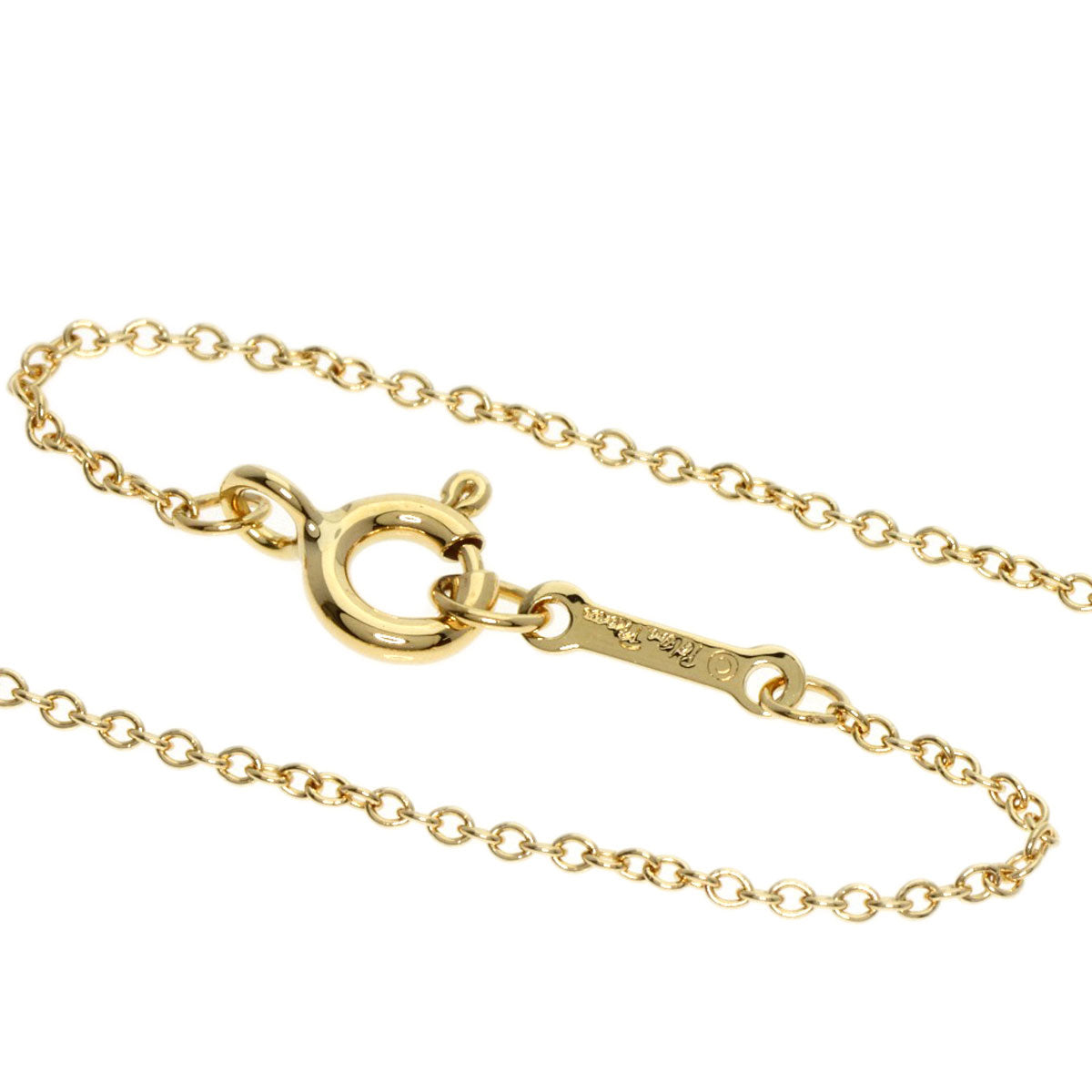 TIFFANY&Co. Venezia Goldoni Heart 1P Diamond Necklace K18 Yellow Gold Ladies [Used]