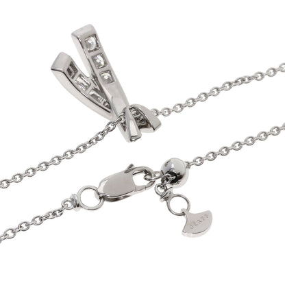 GRAFF Kiss Diamond Necklace K18 White Gold Ladies [Used]