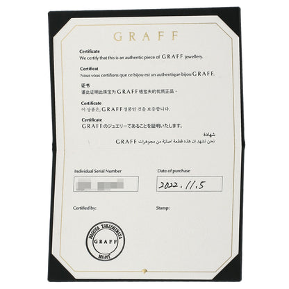 GRAFF Kiss Diamond Necklace K18 White Gold Ladies [Used]