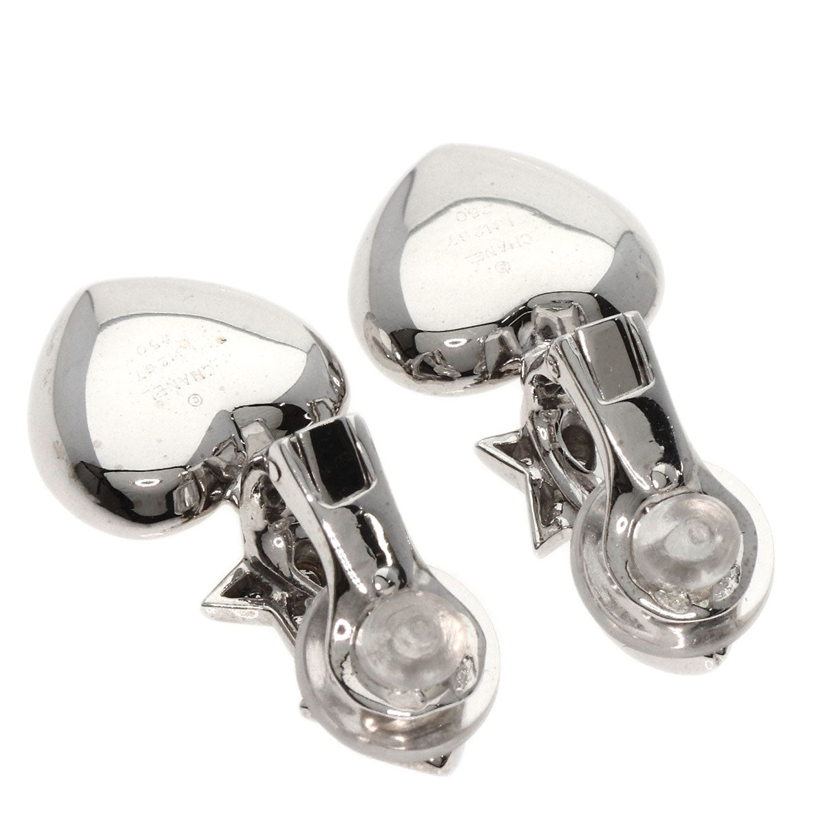 CHANEL   Earring Comet Diamond K18 White Gold Ladies