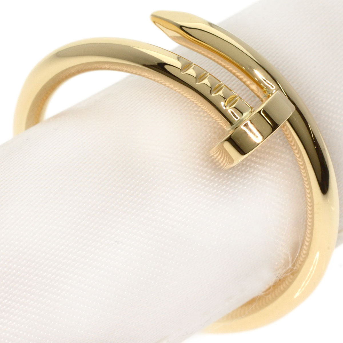 CARTIER Juste Uncre #72 Ring K18 Yellow Gold mens [Used]