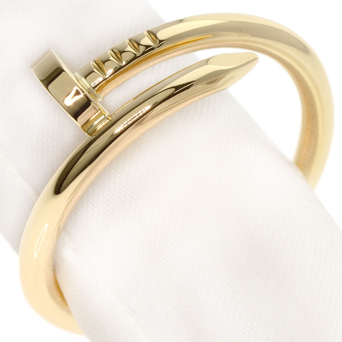 CARTIER Juste Uncre #72 Ring K18 Yellow Gold mens [Used]