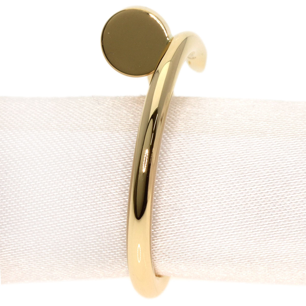 CARTIER Juste Uncre #72 Ring K18 Yellow Gold mens [Used]