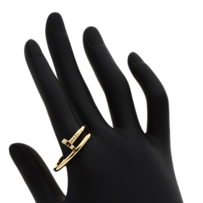 CARTIER Juste Uncre #72 Ring K18 Yellow Gold mens [Used]
