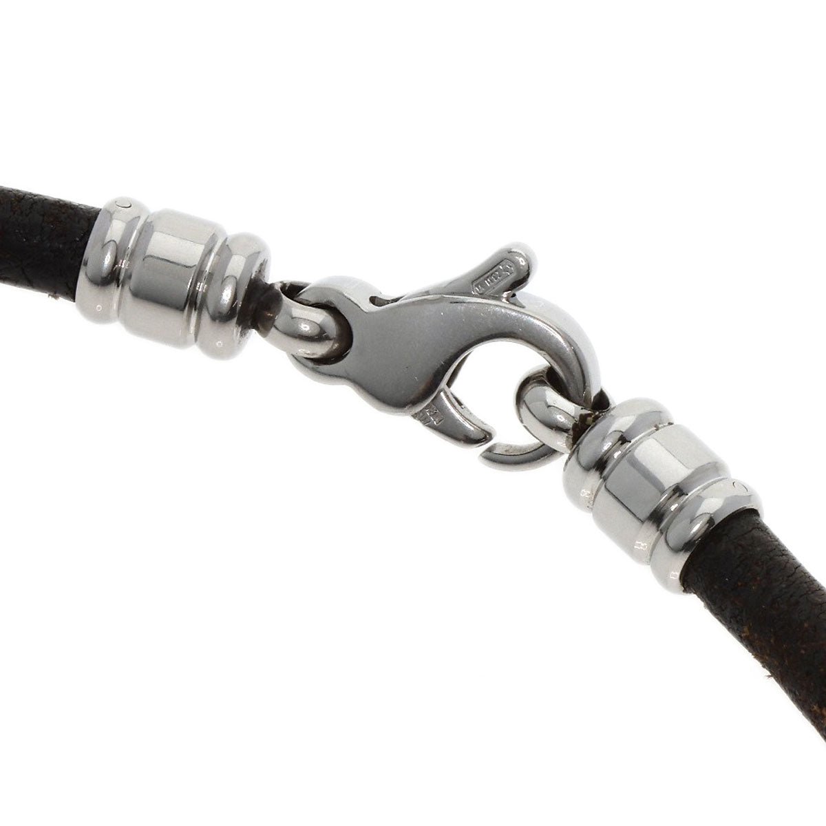 BVLGARI Tond crown Necklace K18 Yellow Gold Stainless SteelLadies [Used]