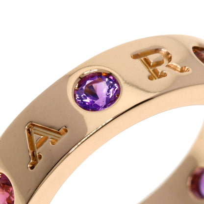 BVLGARI   Ring Roman Sorbet Pink Tourmaline Amethyst 1P Diamond #50 K18 Pink Gold Ladies