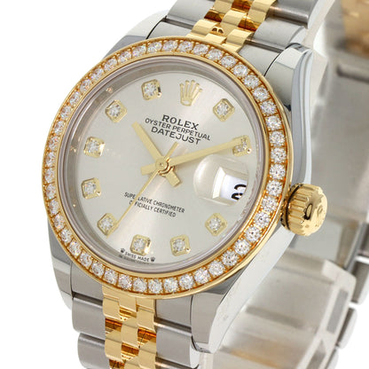 ROLEX Datejust 28 10P Diamond Watches 279383RBR Stainless Steel/SSxK18YG Ladies