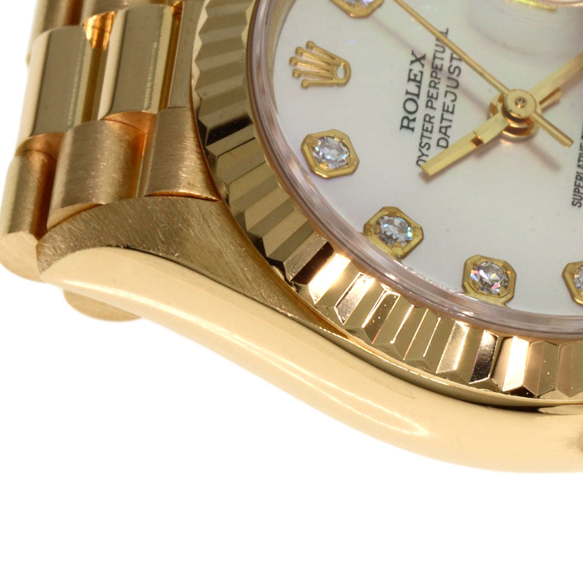 ROLEX DATEJUST 10P Diamond Watches 69178NG K18 Yellow Gold/18K Yellow Gold Ladies