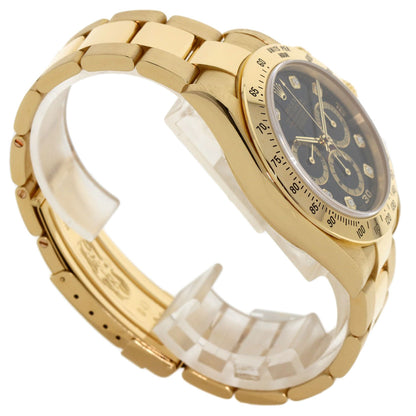 ROLEX Cosmograph Daytona 8P Diamond Watches 16528G K18 Yellow Gold/18K Yellow Gold mens