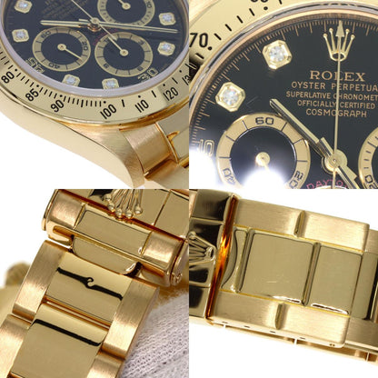ROLEX Cosmograph Daytona 8P Diamond Watches 16528G K18 Yellow Gold/18K Yellow Gold mens