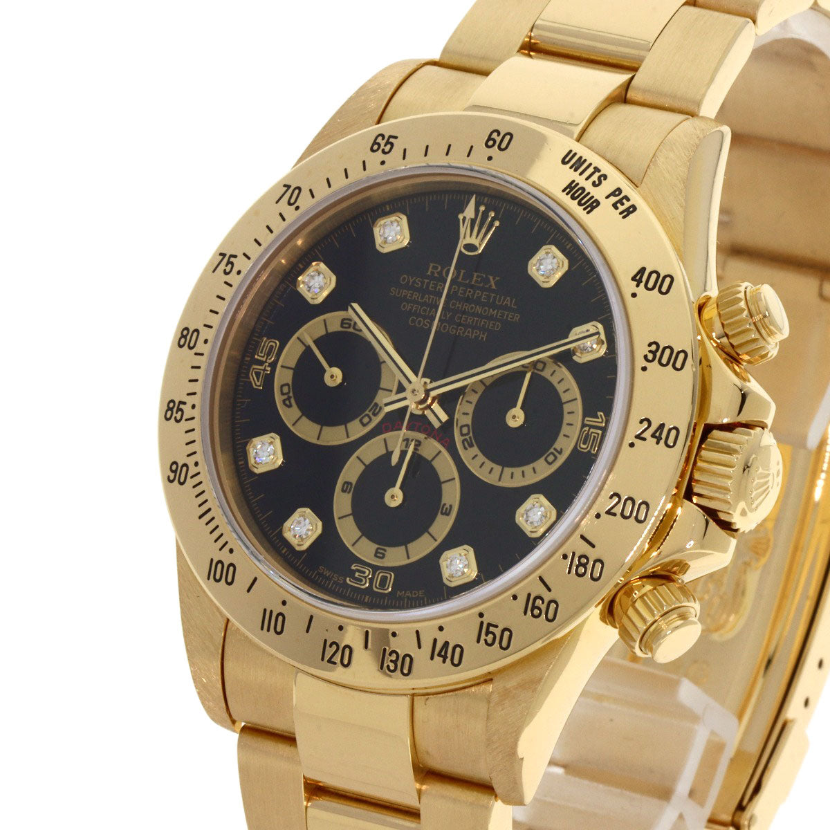 ROLEX Cosmograph Daytona 8P Diamond Watches 16528G K18 Yellow Gold/18K Yellow Gold mens