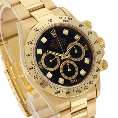 ROLEX Cosmograph Daytona 8P Diamond Watches 16528G K18 Yellow Gold/18K Yellow Gold mens