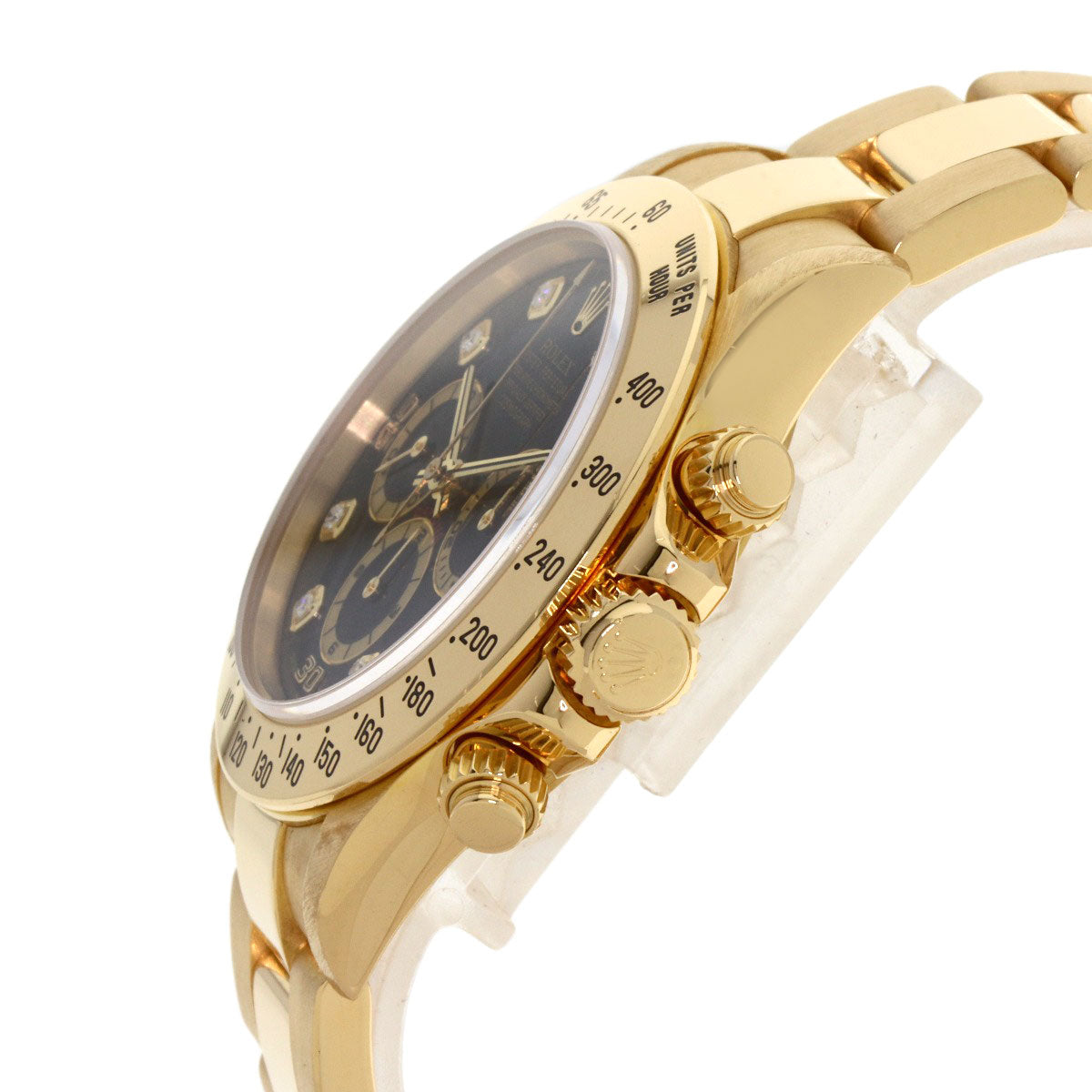 ROLEX Cosmograph Daytona 8P Diamond Watches 16528G K18 Yellow Gold/18K Yellow Gold mens