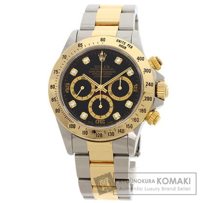 ROLEX Cosmograph Daytona 8P Diamond Watches 16523G Stainless Steel/SSxK18YG mens