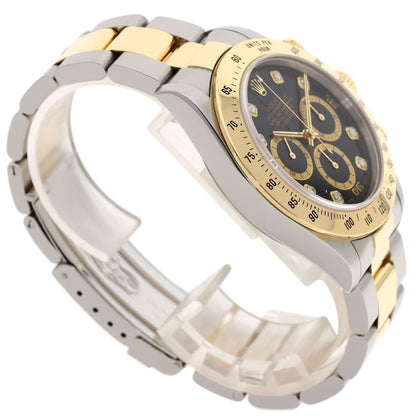 ROLEX Cosmograph Daytona 8P Diamond Watches 16523G Stainless Steel/SSxK18YG mens