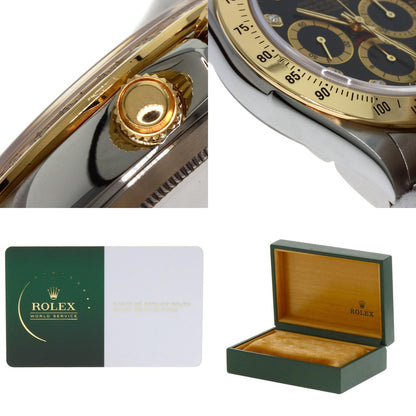 ROLEX Cosmograph Daytona 8P Diamond Watches 16523G Stainless Steel/SSxK18YG mens