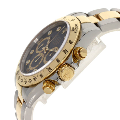 ROLEX Cosmograph Daytona 8P Diamond Watches 16523G Stainless Steel/SSxK18YG mens