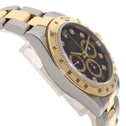 ROLEX Cosmograph Daytona 8P Diamond Watches 16523G Stainless Steel/SSxK18YG mens