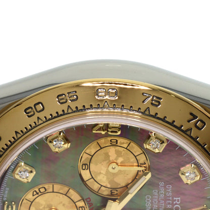 ROLEX Cosmograph Daytona 8P Diamond Black Shell Watches 116503NG Stainless Steel/SSxK18YG mens