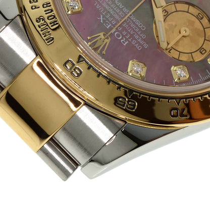ROLEX Cosmograph Daytona 8P Diamond Black Shell Watches 116503NG Stainless Steel/SSxK18YG mens