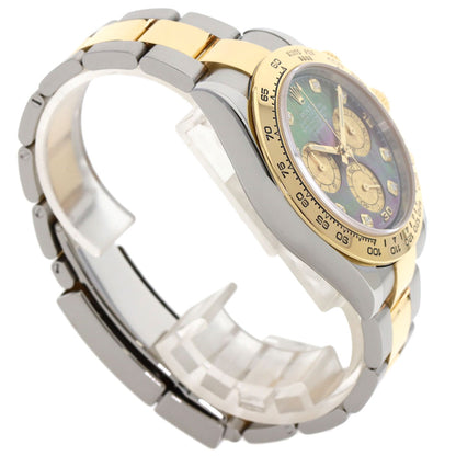 ROLEX Cosmograph Daytona 8P Diamond Black Shell Watches 116503NG Stainless Steel/SSxK18YG mens