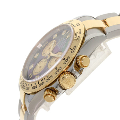 ROLEX Cosmograph Daytona 8P Diamond Black Shell Watches 116503NG Stainless Steel/SSxK18YG mens