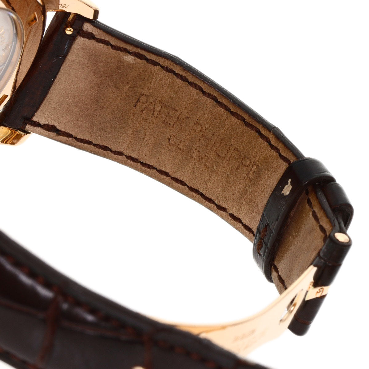 PATEK PHILIPPE Complication world time Watches 5130R-001 K18 Pink Gold/Leather mens