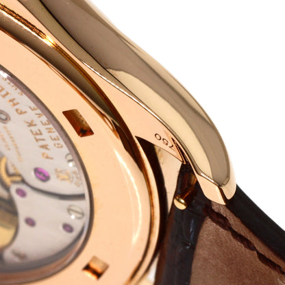 PATEK PHILIPPE Complication world time Watches 5130R-001 K18 Pink Gold/Leather mens