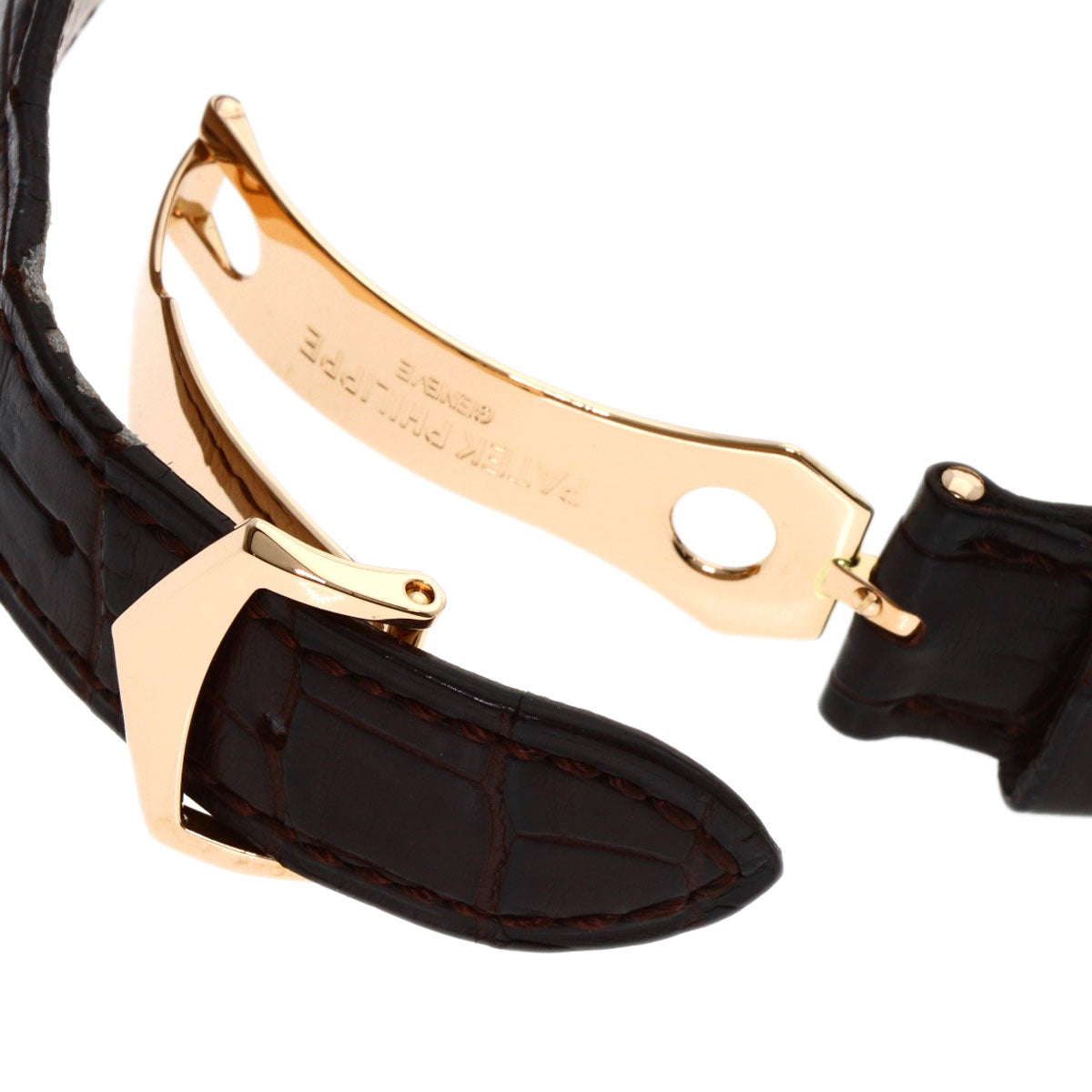 PATEK PHILIPPE Complication world time Watches 5130R-001 K18 Pink Gold/Leather mens